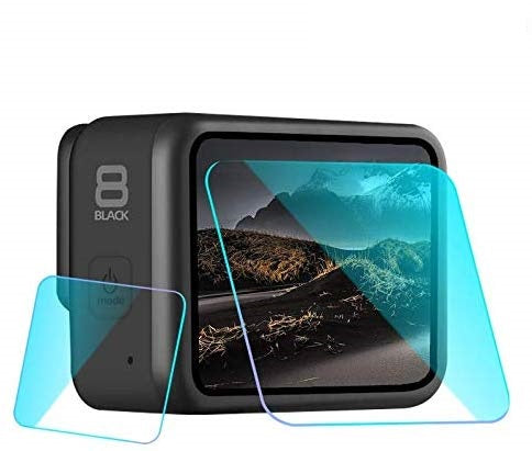 Tempered Glass Film Screen Guard LCD Lens Protector Compatible with gopro Hero 8