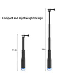 36 Inch Monopod Selfie Stick for GoPro Hero 10 9 8 7 6 Action Cameras