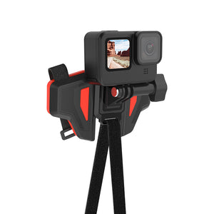 Telesin Helmet Chin Strap Mount For GoPro Hero 11/10/9,SJCAM & Other Action Cameras
