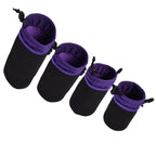 Lens Pouch Set For DSLR Camera Lens | Pack of 4