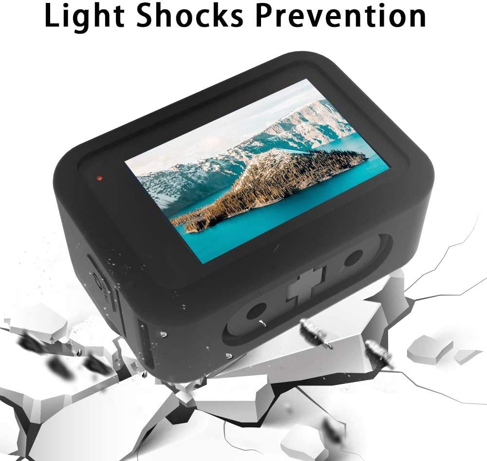 Silicone Lanyard Protective Cover & Silicone Lens Cap For GoPro Hero 9 Black