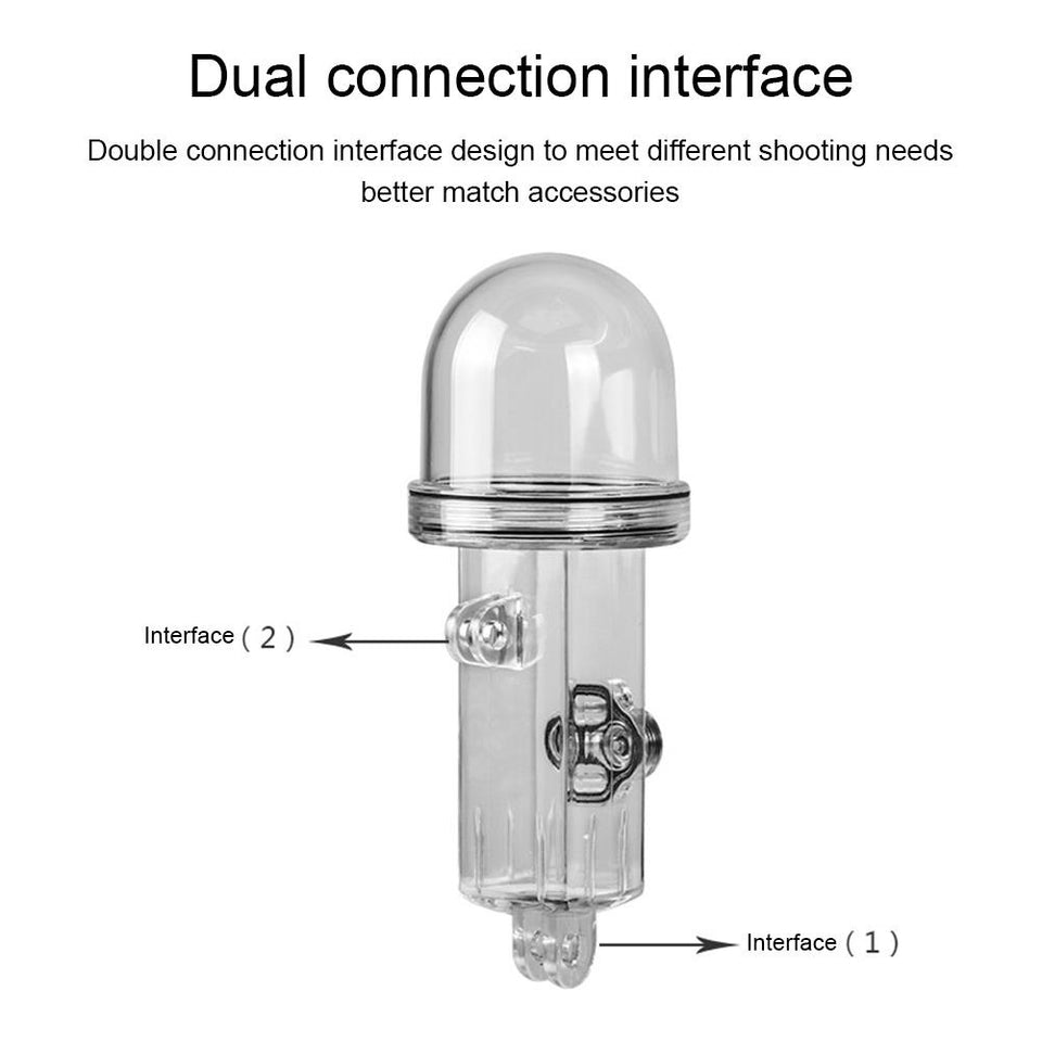 60M Waterproof Housing Case Compatible with DJI OSMO Pocket Gimbal Camera Accessories, Suitable for Underwater Diving Photography