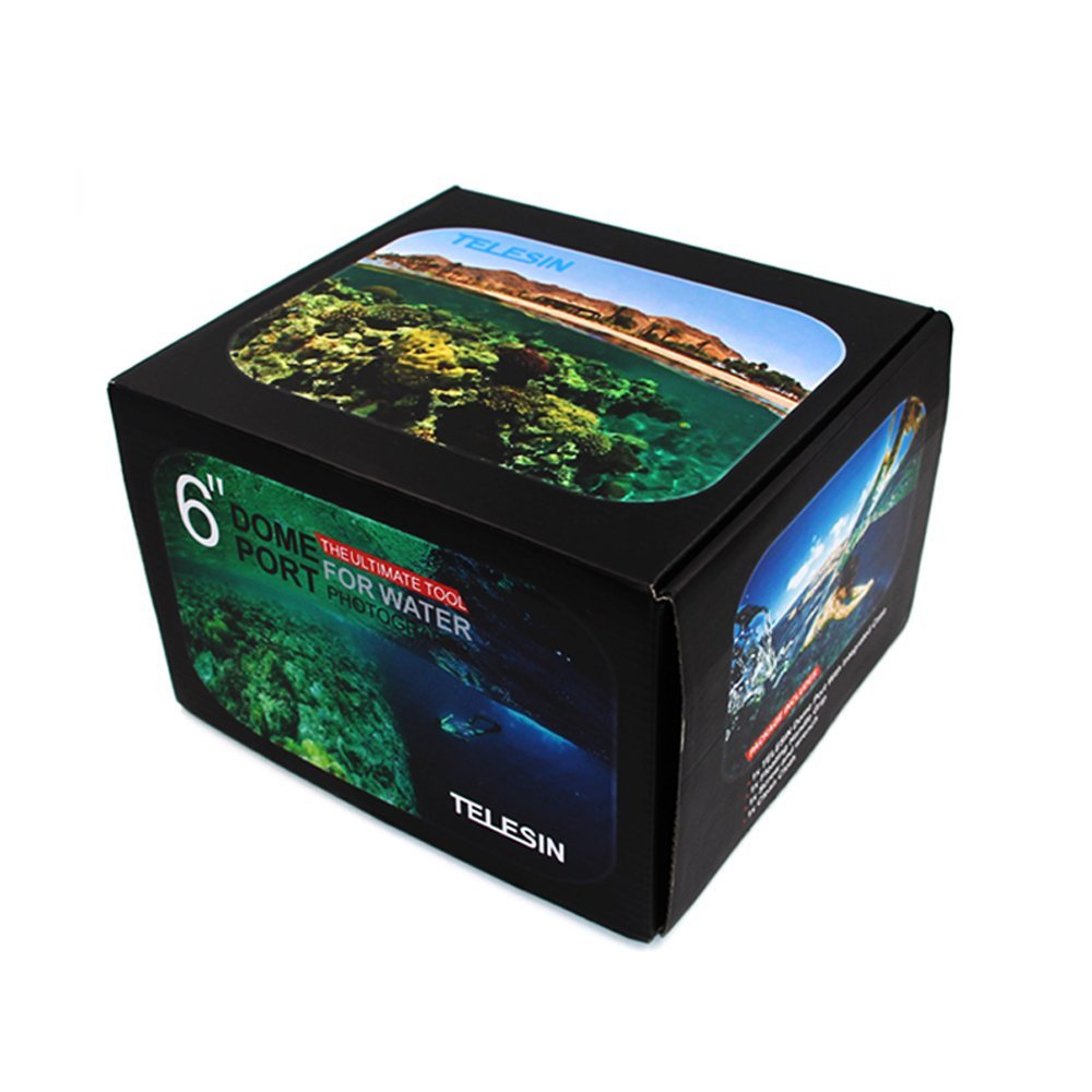 Telesin 6 InchGoPro Dome Port For Half Underwater Photography For GoPro Hero 5 & 6