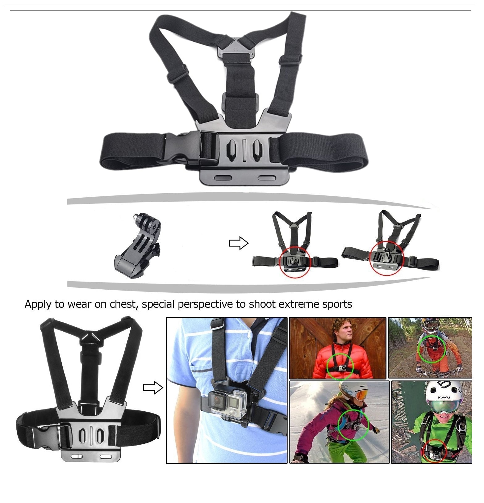 12 in 1 GoPro Accessories Kit for Hero 13/12/11/10  (13 Items)