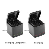 3 Channel AHDBT-901 Battery Charger Compatible with GoPro Hero 9 Black Action Camera With USB Cable Hero 9 Black Accessories