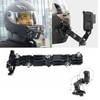4 Way Helmet Chin Mount With J Hook Mount Sticker For Action Cameras