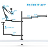 table vlogging gaming stand, live broadcast stand mount, podcast mount