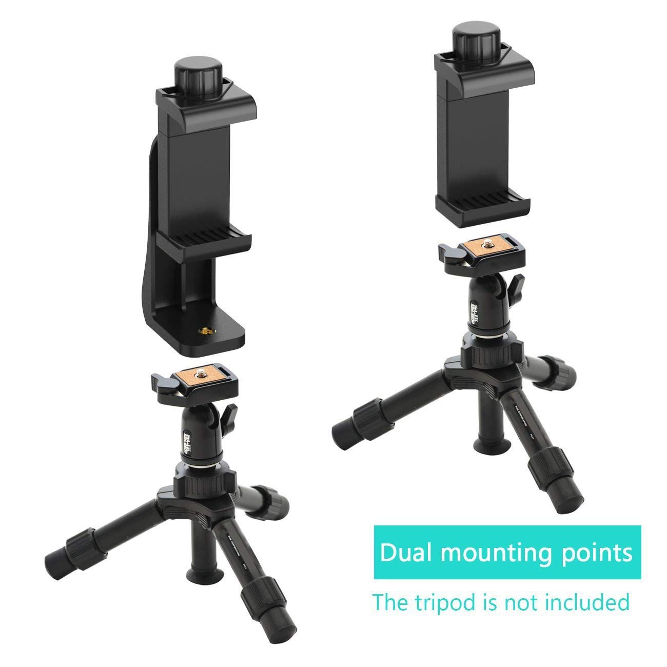 Universal 360° Rotating Vertical Mobile Tripod Monopod Mount