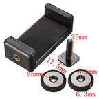 1/4" Flash Hot Shoe Screw Adapter Tripod Mount Phone Clip Holder For DSLR Camera