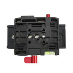 Universal Quick Release Camera Adapter Mount System with Slide Plate With 1/4" and 3/8" Screw