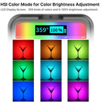 ULANZI Portable RGB LED Photo Light 3000–9000K Pocket Fill Light for Vlogging