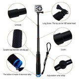 36 Inch Monopod Selfie Stick For GoPro Hero 10/9/8/7/6 & All Action Cameras