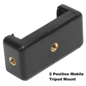 Mobile Bracket Tripod Mount Adapter Attachment For iPhone, Samsung, HTC & Other Smartphones