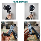 L shape type vertical quick release plate for gimbal and tripod stabilizer