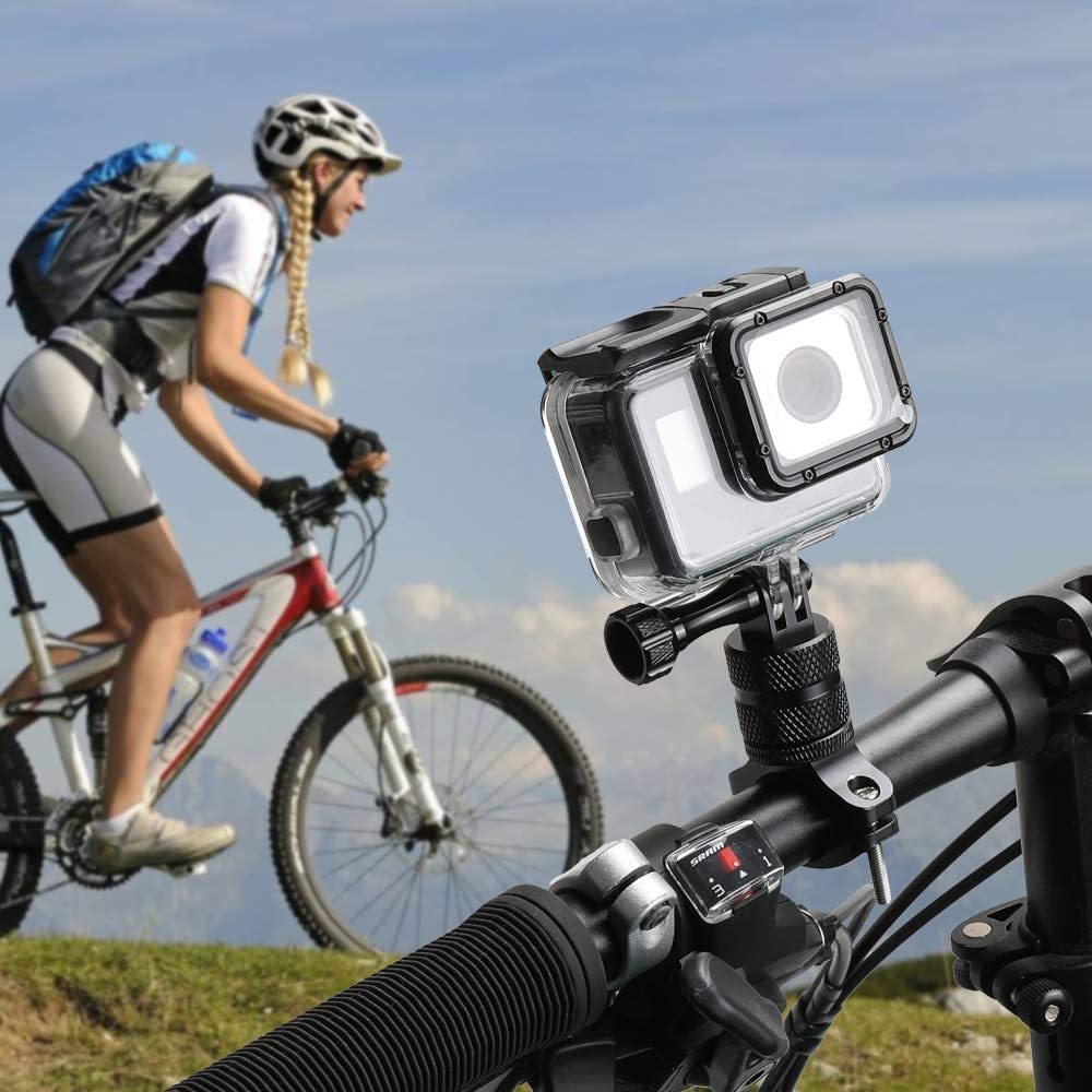 360° Rotatable Bike Handlebar Mount for GoPro Hero 9 8 7 Action Cameras