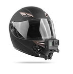 4 Way Helmet Chin Mount With J Hook Mount Sticker For Action Cameras