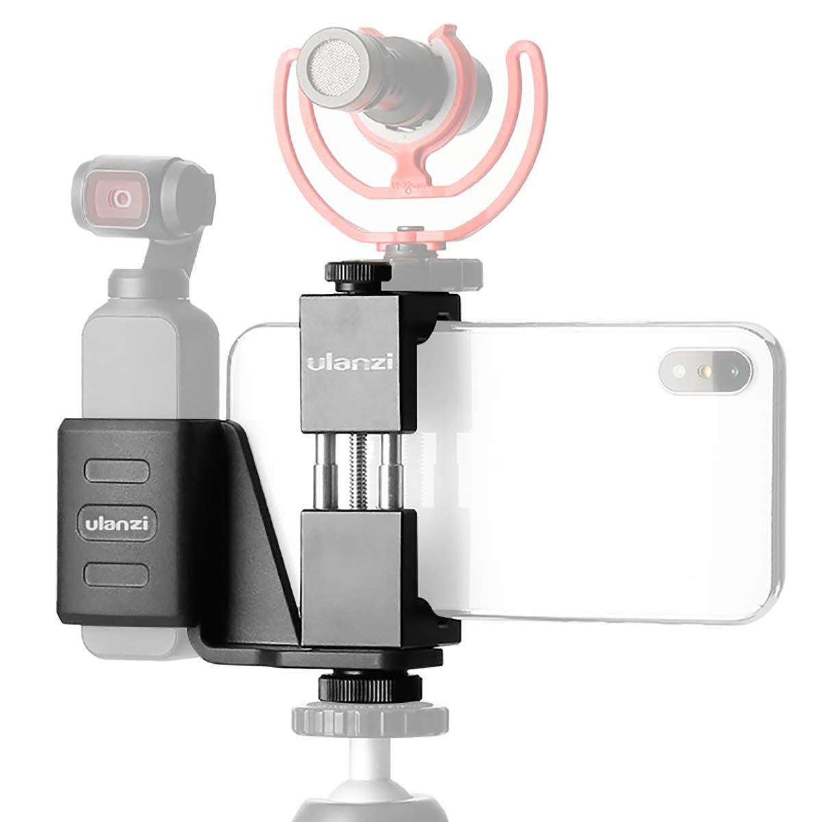Osmo Pocket Phone Holder Metal Mount with Cold Shoe – Yantralay