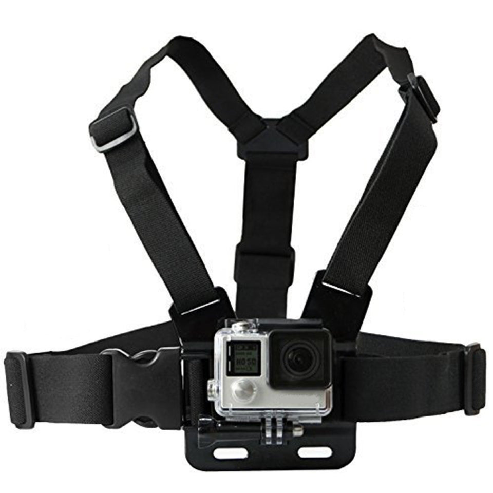 Chest Strap Mount For GoPro,Insta 360, SJCAM, DJI & All Other Action Cameras