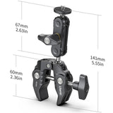 ulanzi R094 Clamp mount for dslr cameras , vlogging mount for dslr, extension mount for tripod yantralay