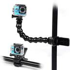 Jaws  Flexible Clamp Mount for Go Pro Hero 9/8/7/6, SJCAM, Yi & Other Action Cameras