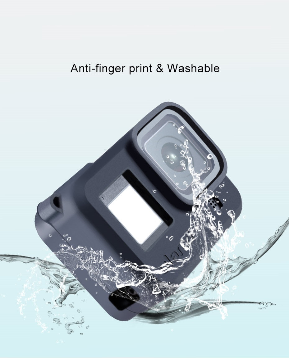 Silicone Protective Cover with Lanyard Lens Cap for GoPro Hero 8 | Ulanzi G8-3