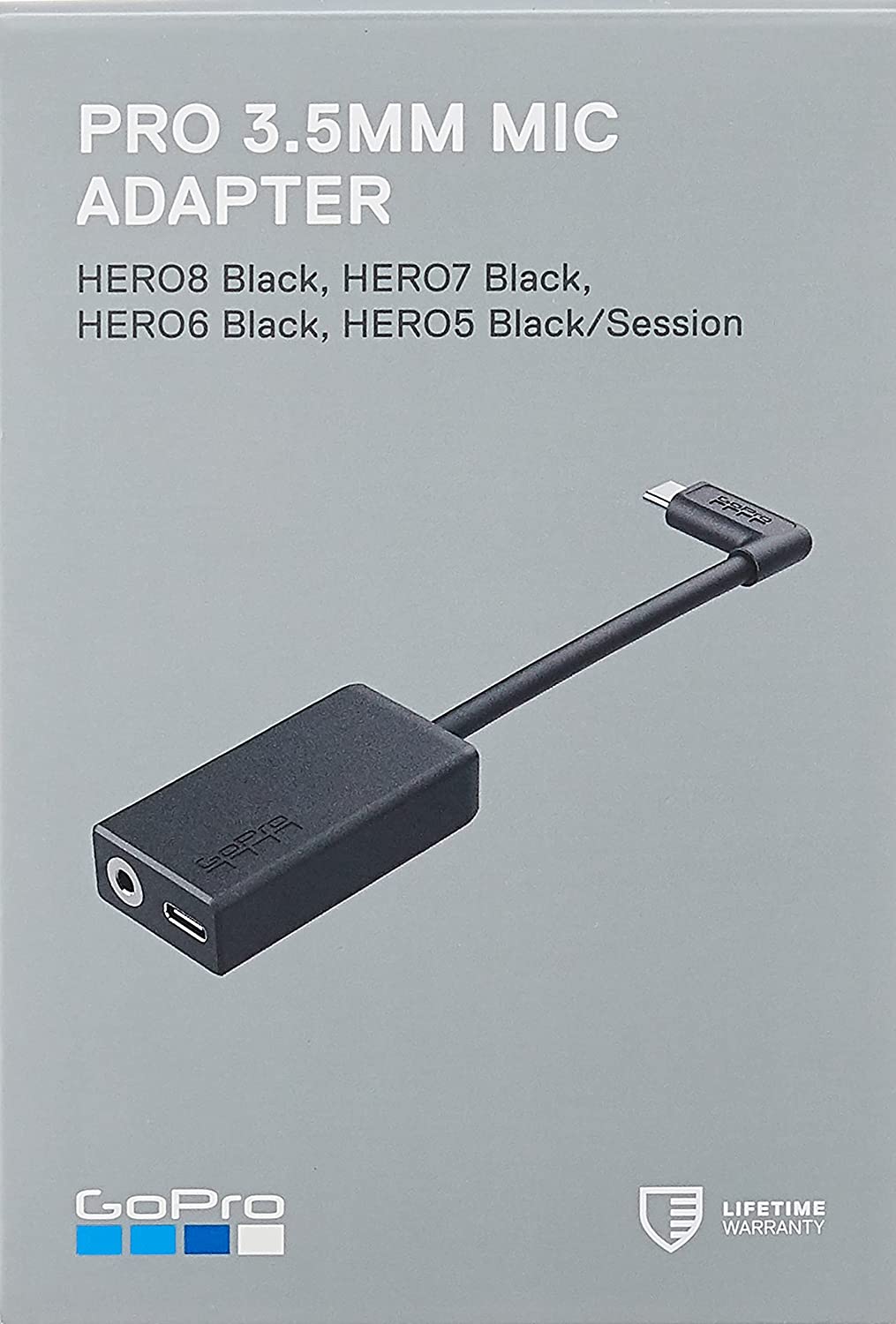 GoPro 3.5mm Mic Adapter for HERO 11/10/9/8/7/6/5 Black