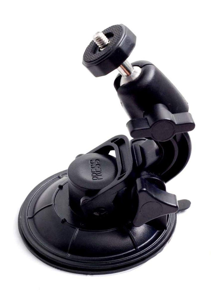 Windshield Car Suction Cup Mount Compatible with GoPro Hero 9/8/7 Black, SJCAM, Yi, Eken & Other Action Cameras Accessories