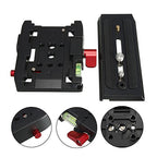 Universal Quick Release Camera Adapter Mount System with Slide Plate With 1/4" and 3/8" Screw