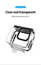 45m Waterproof Housing Case for GoPro Hero 13 12 11 10 9 Action Camera | Telesin